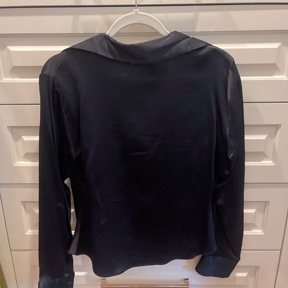 Zara Black Satin Top - Picture 2 of 3
